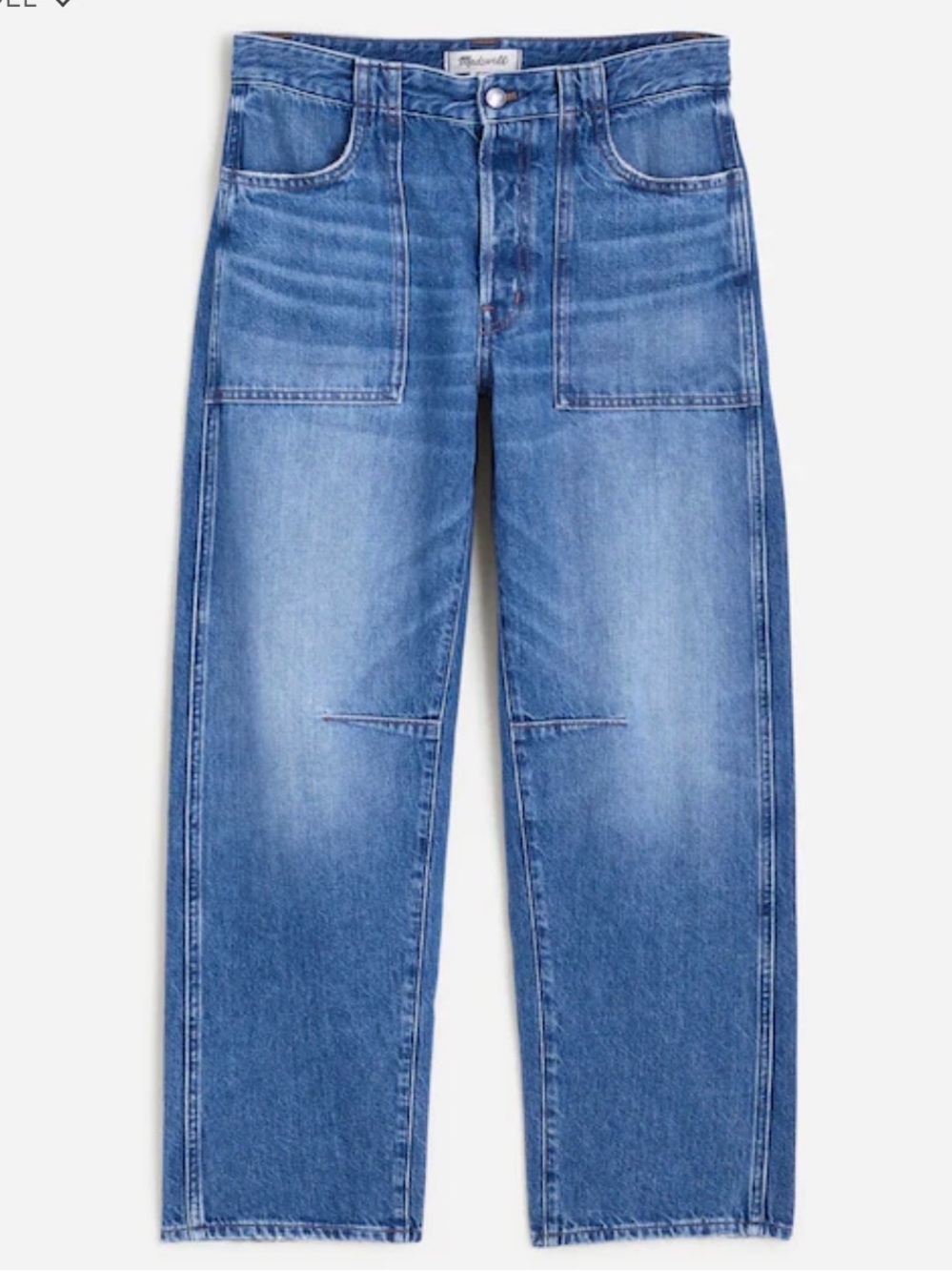 Madewell Darted Barrel Leg Jeans - Picture 3 of 6